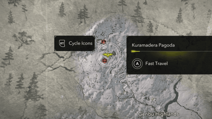 Kuramadera Lost Page 1 Map Location