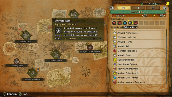 Arkveld Gem Investigation Reward