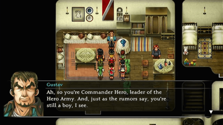 Suikoden 2 - Talk to Gustav