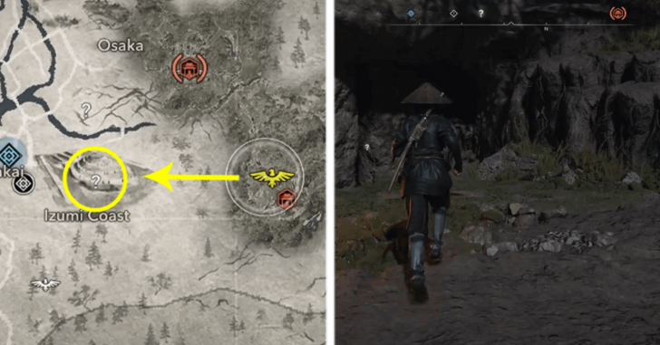 Old Kofun Map View and Entrance