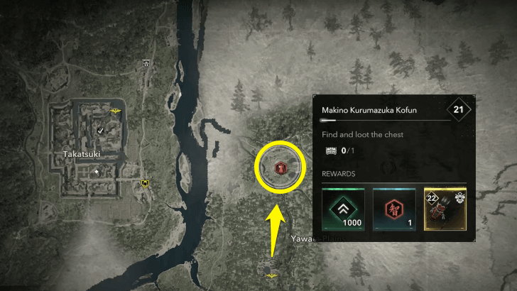 Makino Kurumazuka Kofun Map View