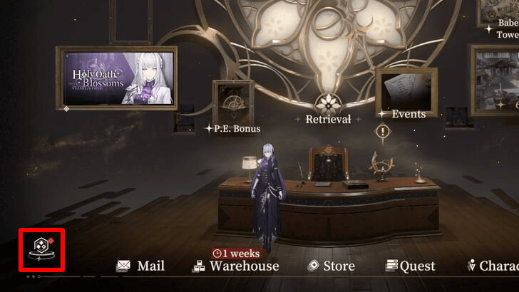 Black Beacon Hexagonal Icon