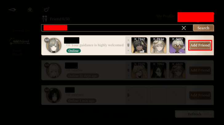 Black Beacon Add Friend