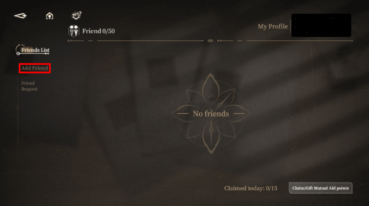 Black Beacon Friends List