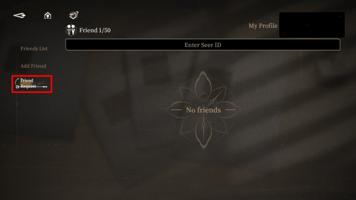 Black Beacon Friends List