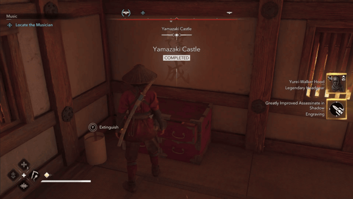 Yamazaki Castle Legendary Chest Location