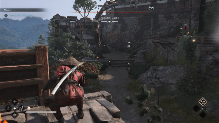 Yamazaki Castle Samurai Dasiho 3 Overworld Location