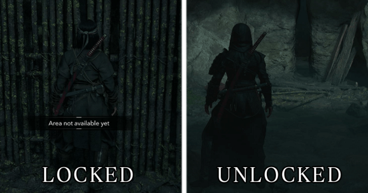 Old Kofun Locked and Unlocked Areas