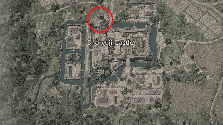 Shoryuji Castle Samurai Dasiho 1 Map Location