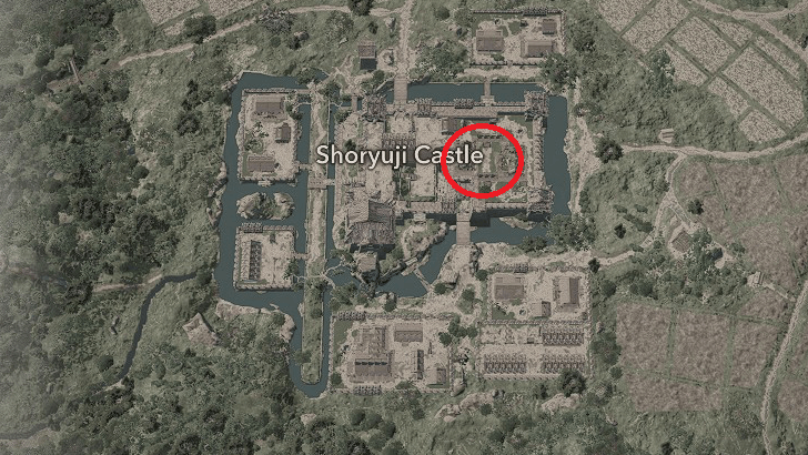 Shoryuji Castle Samurai Dasiho 3 Map Location