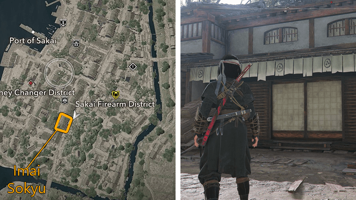 Imai Sokyu Location Map and World View