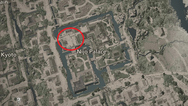 Nijo Palace Samurai Dasiho 1 Map Location