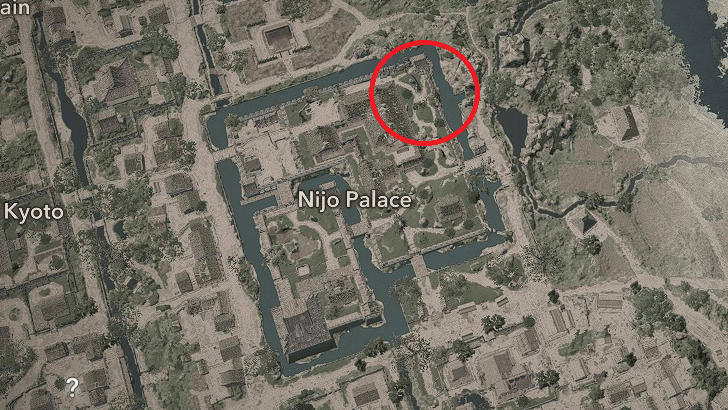 Nijo Palace Samurai Dasiho 1 Map Location