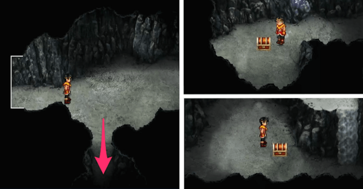 Suikoden 2 - Two Chests Large Mine Area