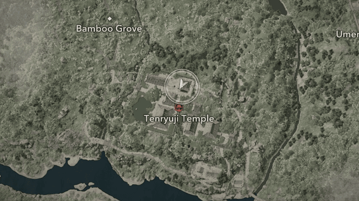 Tenryuji Lost Page 1 Map Location