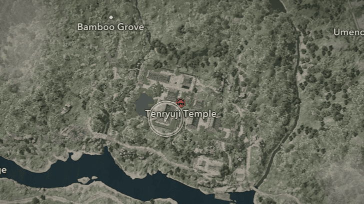 Tenryuji Lost Page 2 Map Location