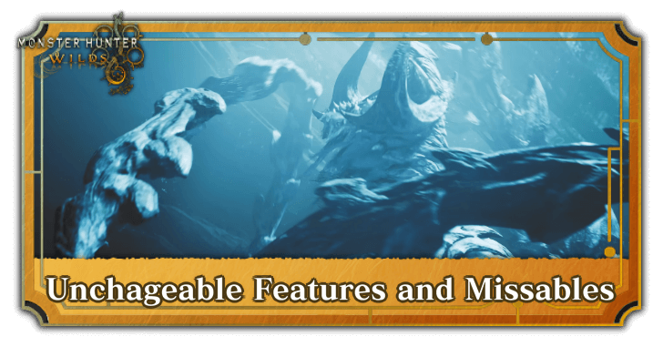 Monster Hunter Wilds Unchangeable Features and Missables