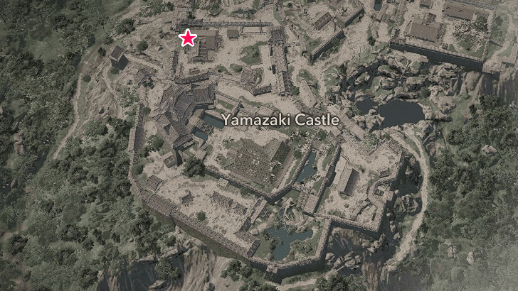 Yamazaki Castle Kura Key map location