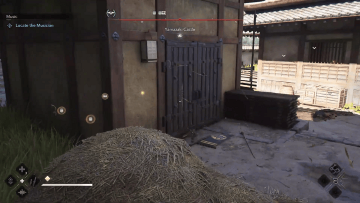 Yamazaki Castle Storage Shed overworld location