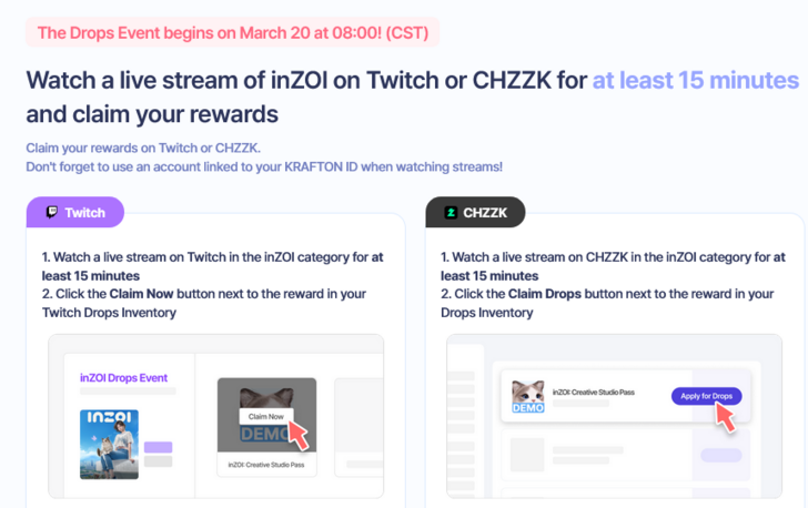 How to Claim inZOI Creative Studio Key Step 2