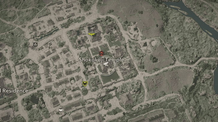 Shokokuji Lost Page 1 Map Location