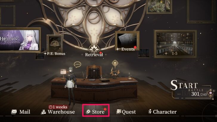 Black Beacon Character Affection