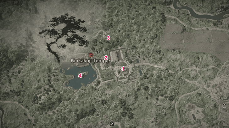 Kinkakuji Temple All Lost Page Locations