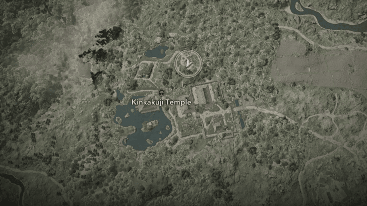 Kinkakuji Lost Page 3 Map Location