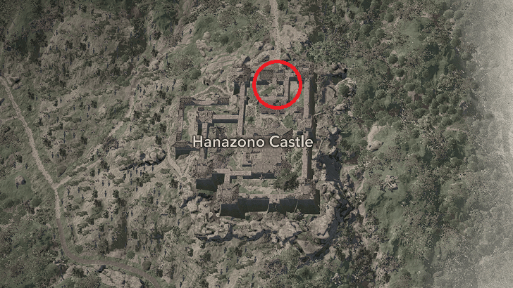 Hanazono Castle Samurai Dasiho 1 Map Location