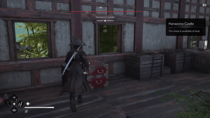 Hanazono Castle Legendary Chest Location