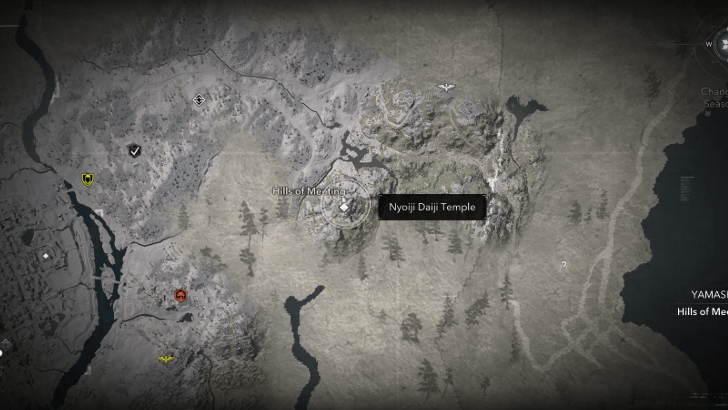 The Yokai starting location