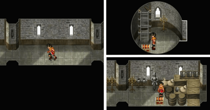 Suikoden 2 - Rockaxe Castle Ladder Chests