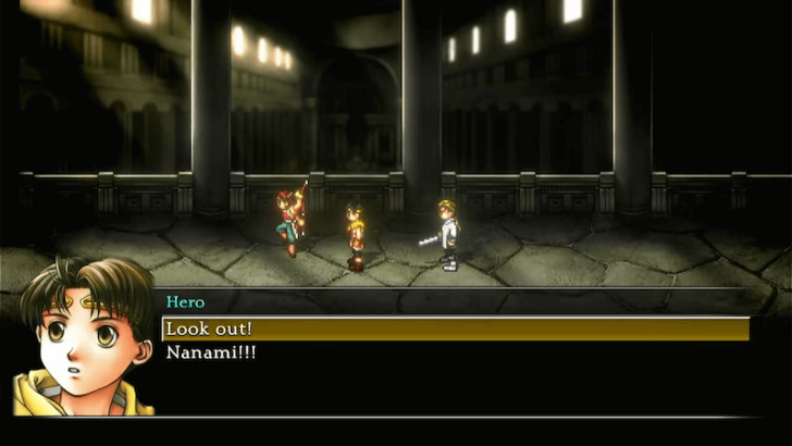 Suikoden 2 - Nanami Gets Shot