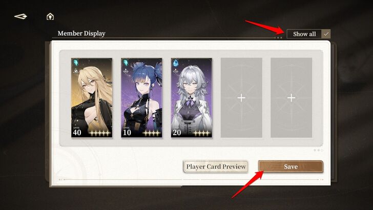 Show Some Characters