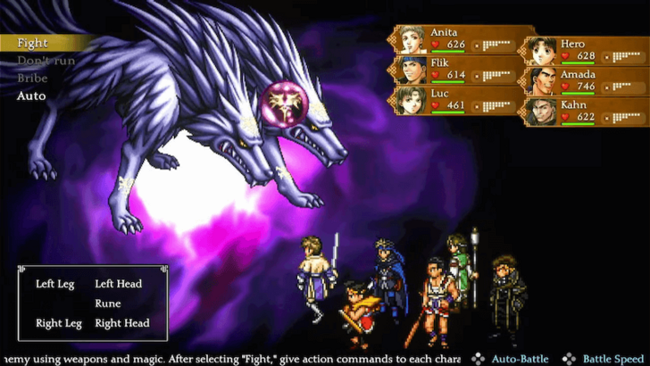 Suikoden 2 - Silver Wolf Boss Fight