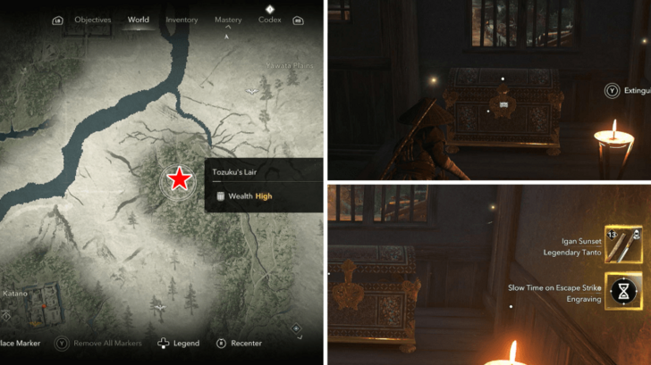 AC Shadows Igan Sunset Location in Izumi Settsu