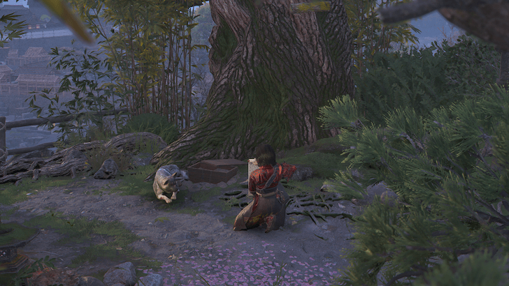 return to the gravesite