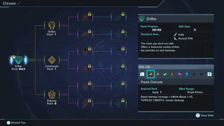 Xenoblade Chronicles X Definitive Edition - Classes