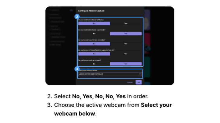Configure Motion Capture