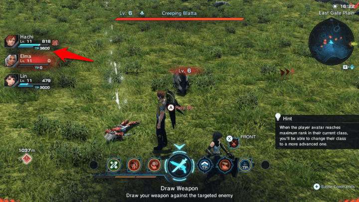 Xenoblade Chronicles X Definitive Edition - Press A with 3000 TP