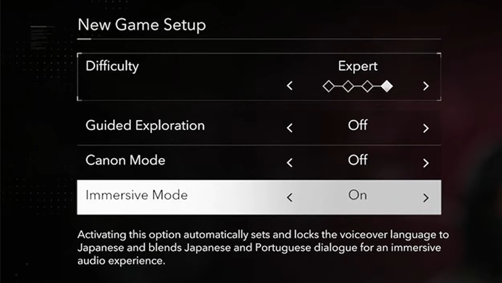 Immersive Mode Option