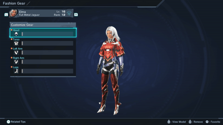 Xenoblade Chronices X - Fashion Gear