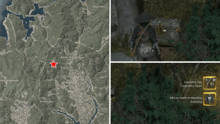 AC Shadows Cascading Fear Location in Yamashiro