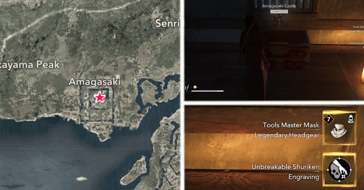 AC Shadows Tools Master Mask Location in Izumi Settsu