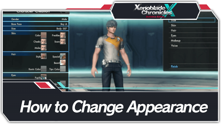Xenoblade Chronicles X - How to Change Appearance