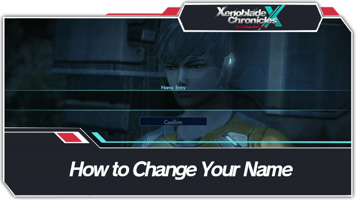 Xenoblade Chronicles X - How to Change Your Name