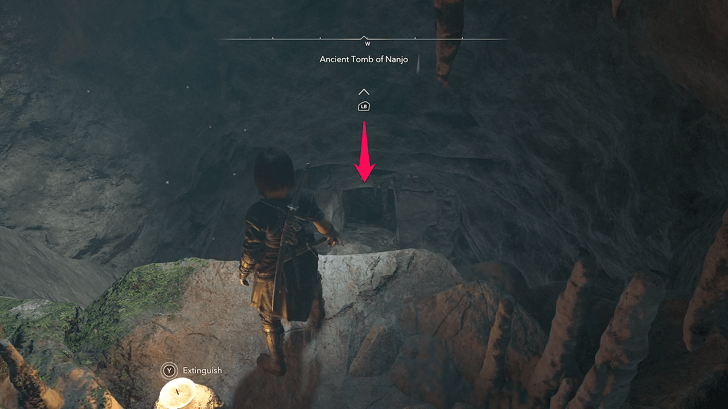 Nanjo Step 2 - Dive Down to the Water