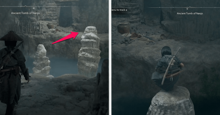 Nanjo Step 5 - Use the Pillars to Get Across