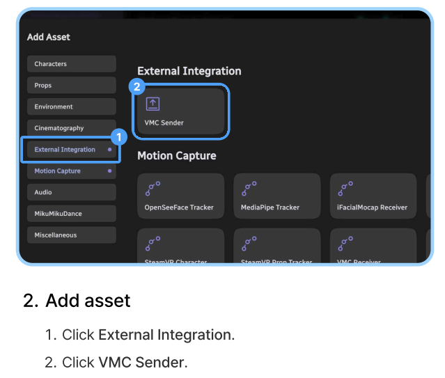 Warudo Motion Capture Step 11