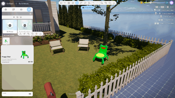 Froggy Chair 3D Printed Object